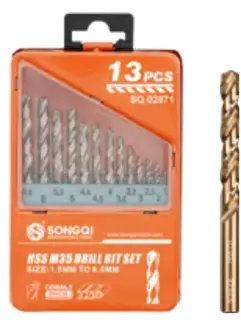 13 PCS Twist Drill Bit Set