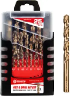 25 PCS Twist Drill Bit Set (Industrial)