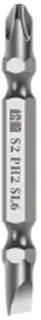 Silver PH2 SL Double Use Screwdriver Bit
